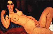 Amedeo Modigliani Reclining Nude with Loose Hair Spain oil painting reproduction